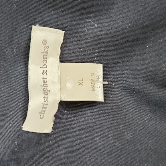 NWT Christopher and Banks chambray weight  cotton jacket - Picture 7 of 8